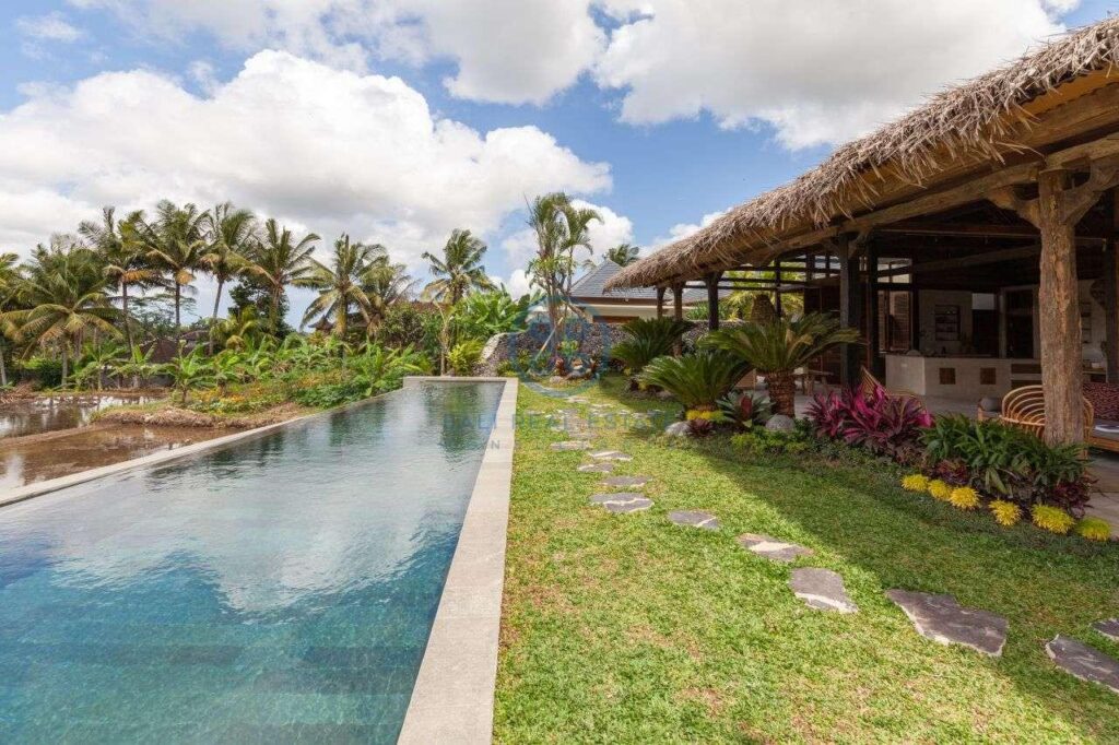 3 bedrooms villa eco ricefield view ubud for sale rent 12