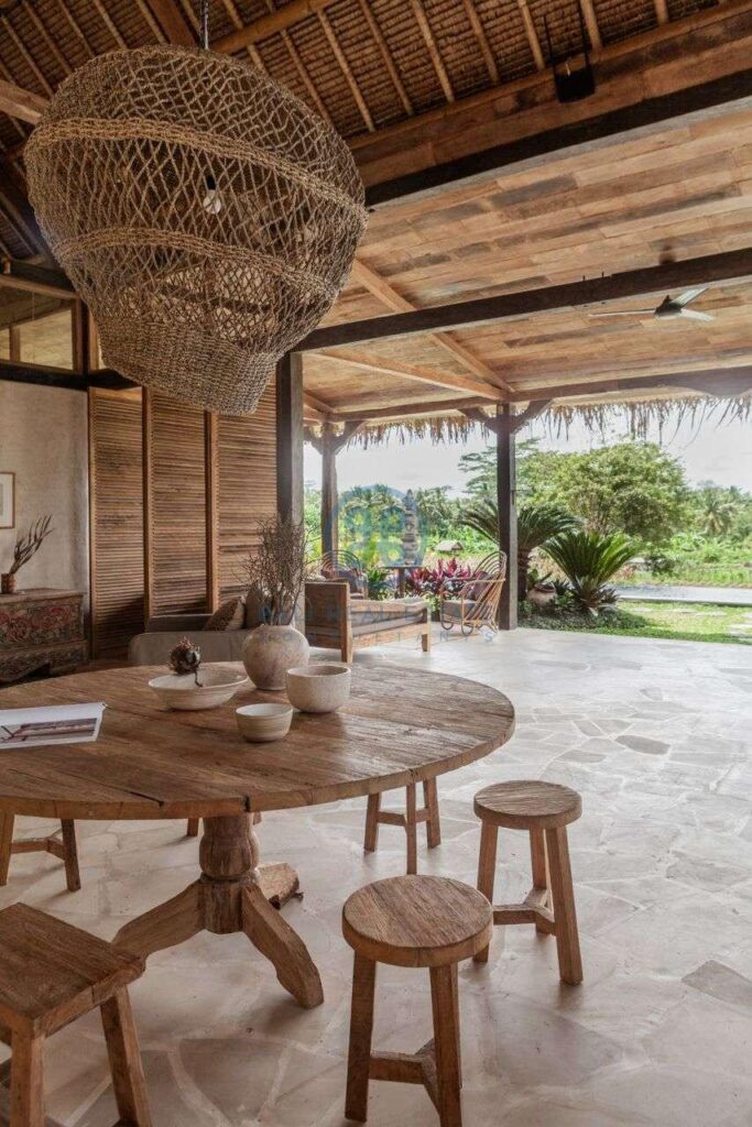 3 bedrooms villa eco ricefield view ubud for sale rent 17