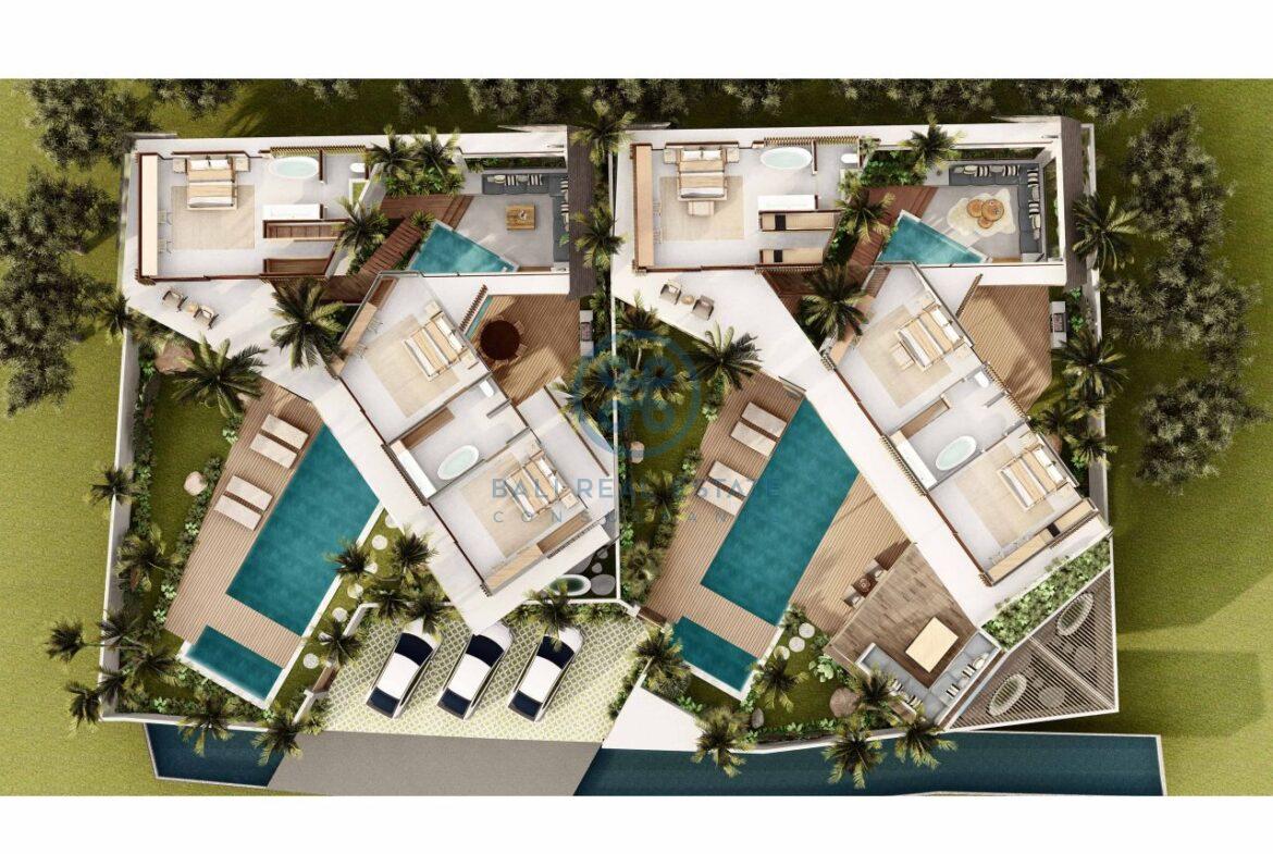 4 5 bedroom leasehold designer villa development canggu berawa for sale19 scaled