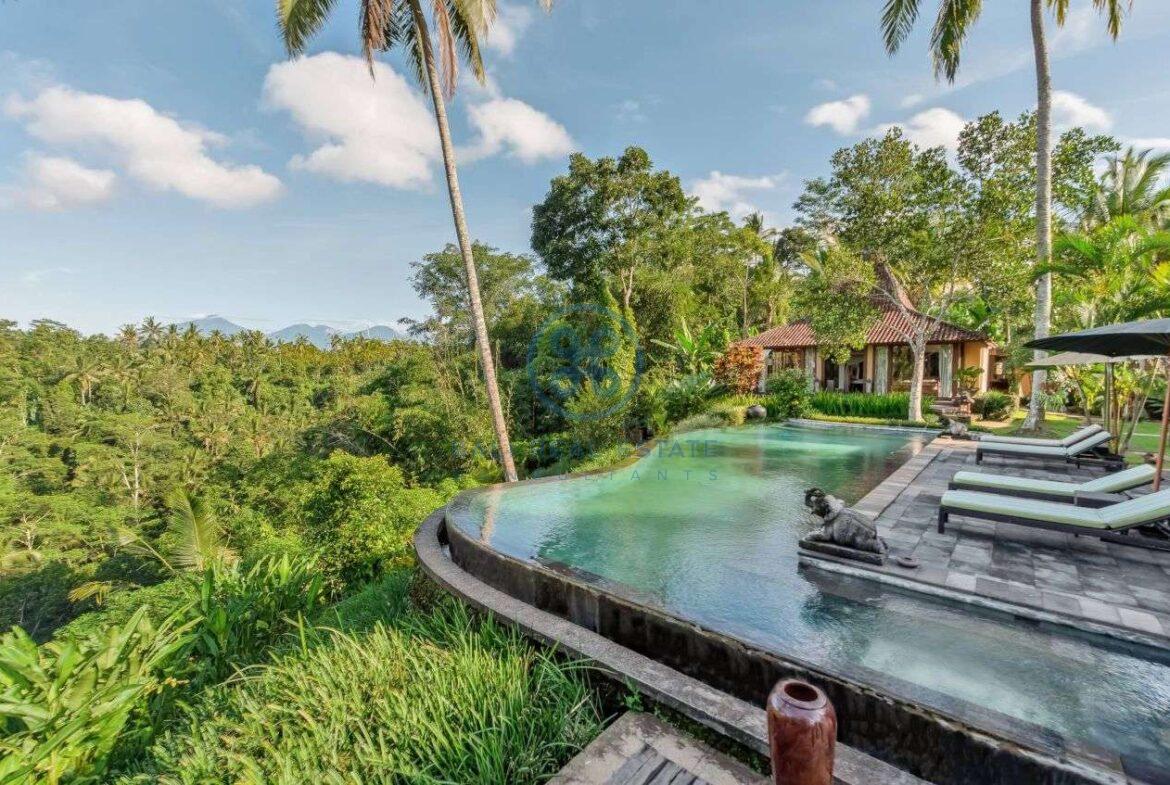 4 bedrooms villa estate jungle view ubud for sale rent 4