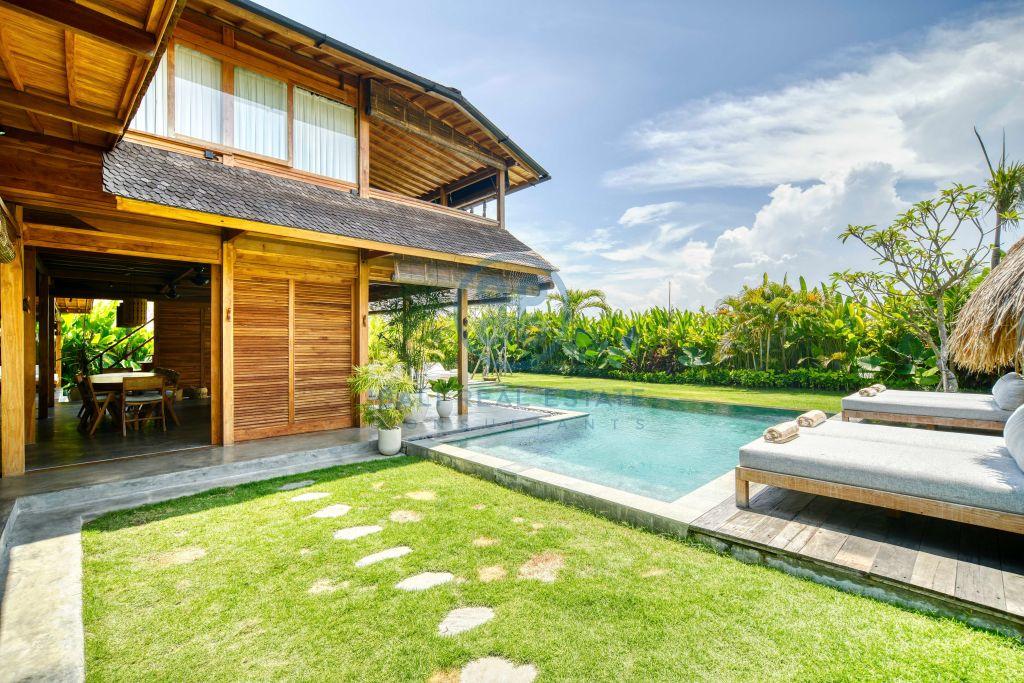 bedroom villa rice field view seseh for sale rent