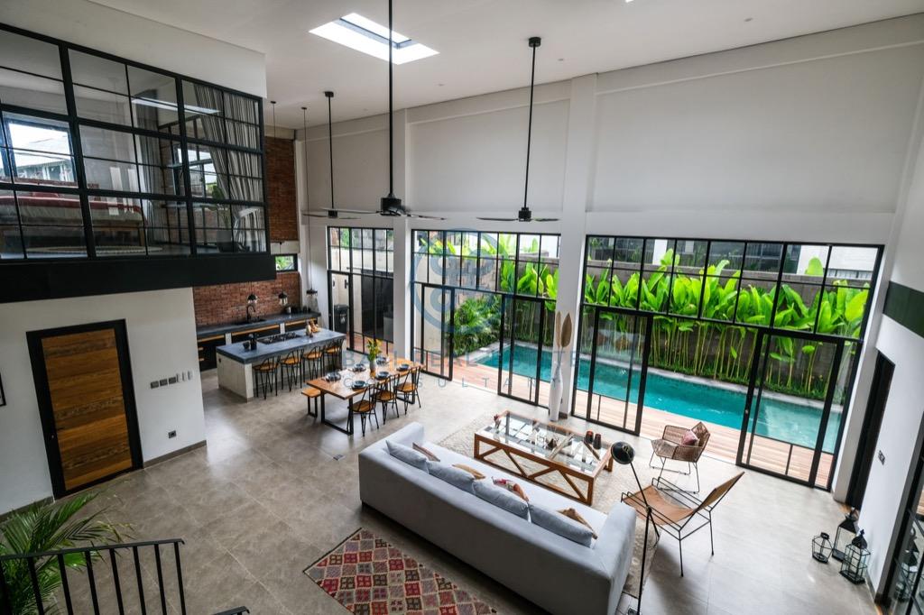 bedroom urban loft villa in canggu berawa for sale